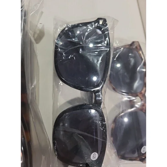 Square Frame Full Tinted Lenses Sun Reader Reading Sunglasses UV Protect HB8 - Picture 4 of 7